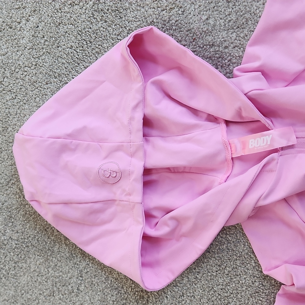 Body by Raven Tracy Women’s Pink Zip-Up Hoodie Sweatshirt - Picture 6 of 9
